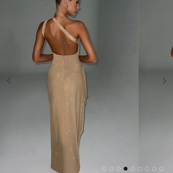 Babyboo gold shimmer dress - Picture 5 of 10